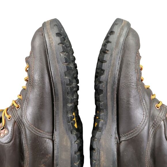 Danner Mens 8 Work Boots Hawk Nubuck Leather USA Waterproof Lace Up Handcrafted - Picture 13 of 16